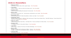 Desktop Screenshot of newsletter.unikron.com